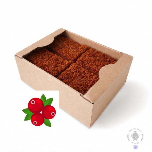 №3 Пряник 1кг с фруктовой начинкой Брусника в Каменске-Уральском