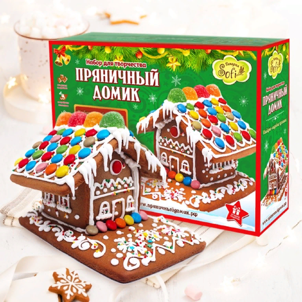 №1 Набор для творчества "Пряничный домик", 1050г   в Каменске-Уральском